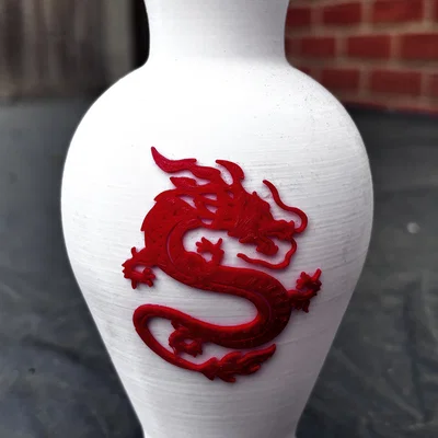 Bình Hoa Rồng Trung Hoa (Chinese Dragon Vase)