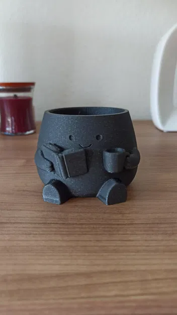 Chậu Trồng Cây Cozy Reader ♡ – Decor Dễ Thương Cho Người Mê Sách - Image 2