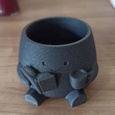 Chậu Trồng Cây Cozy Reader ♡ – Decor Dễ Thương Cho Người Mê Sách