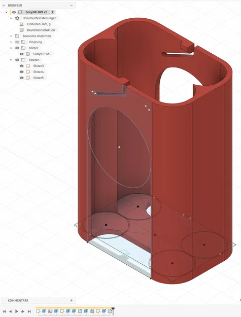 Khay giữ pin Sony NP-BX1 (Sony NP-BX1 Battary Holder) - Image 2