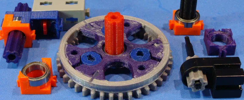 OpenSCAD: Hộp số hành tinh cho fischertechnik (v25) - Image 11