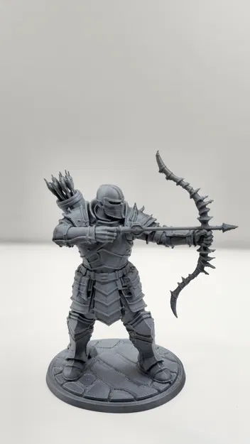 Tượng Raven, Iron Archer (Archer Figurine) – Mẫu in 3D - Image 1