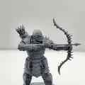Tượng Raven, Iron Archer (Archer Figurine) – Mẫu in 3D - Thumbnail 1