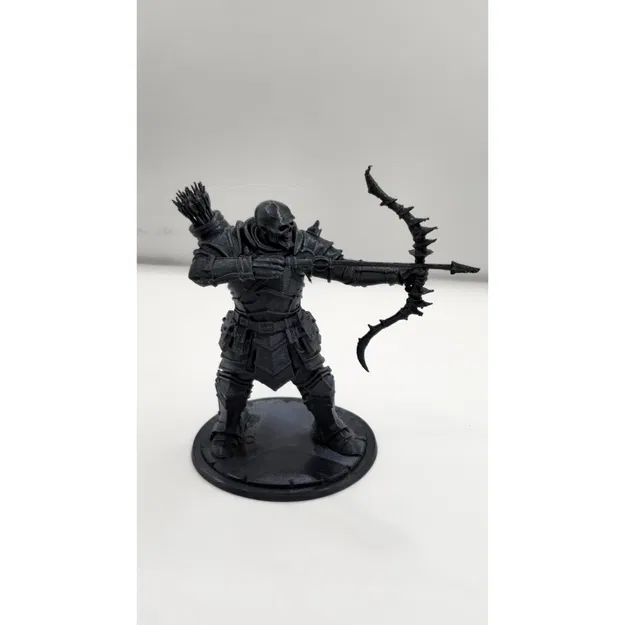 Raven, Skull Archer Figurine – Tượng Cung Thủ Đầu Lâu - Image 2