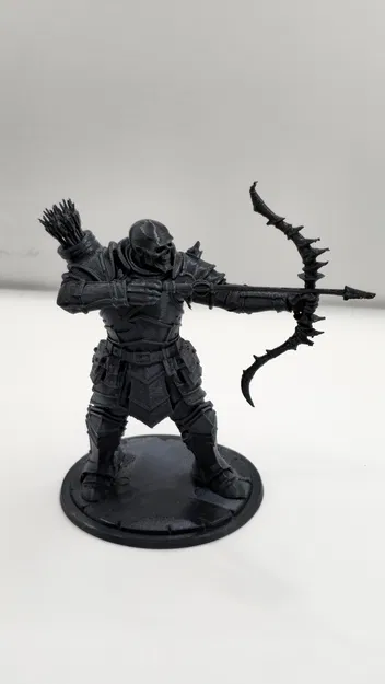 Raven, Skull Archer Figurine – Tượng Cung Thủ Đầu Lâu - Image 3