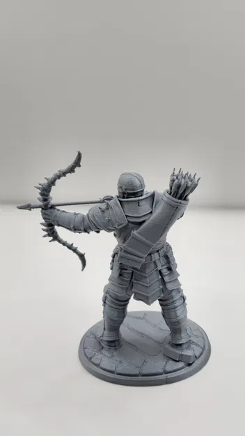 Tượng Raven, Iron Archer (Archer Figurine) – Mẫu in 3D - Image 4