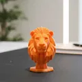 Tượng bán thân sư tử Low-Poly (Geometric Lion) - Thumbnail 1