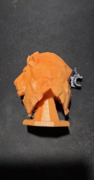 Tượng bán thân sư tử Low-Poly (Geometric Lion) - Image 4