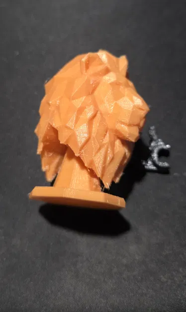 Tượng bán thân sư tử Low-Poly (Geometric Lion) - Image 5