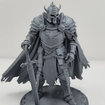 Malrik, Skull Cursed Warrior Figurine – Tượng Chiến Binh Bị Nguyền Rủa Đầu Lâu