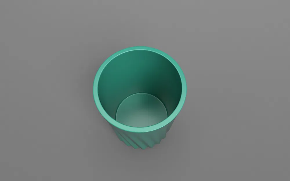 Bình Hoa Xoắn Hiện Đại "Twisted Vase" – Trang Trí Độc Đáo - Image 1