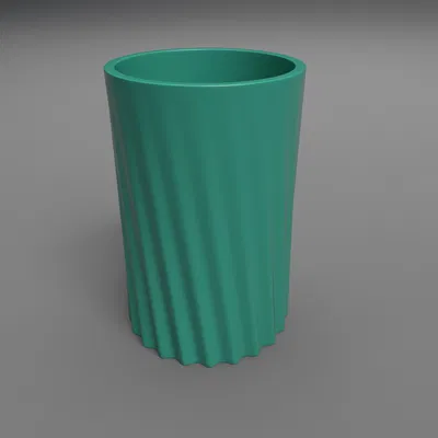 Bình Hoa Xoắn Hiện Đại "Twisted Vase" – Trang Trí Độc Đáo