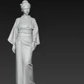 Mô Hình 3D Cô Gái Mặc Kimono Xinh Đẹp - STL Ready - Thumbnail 4