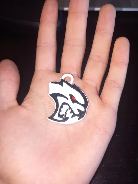 Móc Khóa Logo Dodge SRT - In 3D Nhanh, Tiết Kiệm Vật Liệu - Image 4