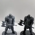 Kael, Skull Axe Warrior Figurine - Thumbnail 5