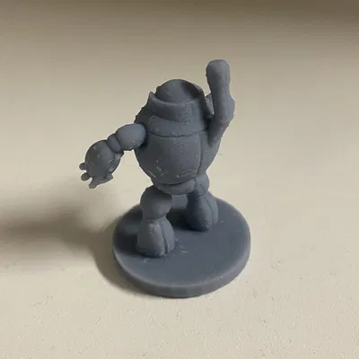 Steel Defender của Artificer / Minifig Warforged D&D