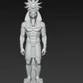 Tượng Thần Ra Ai Cập Cổ Đại - Tượng Thần Mặt Trời 3D - Thumbnail 3