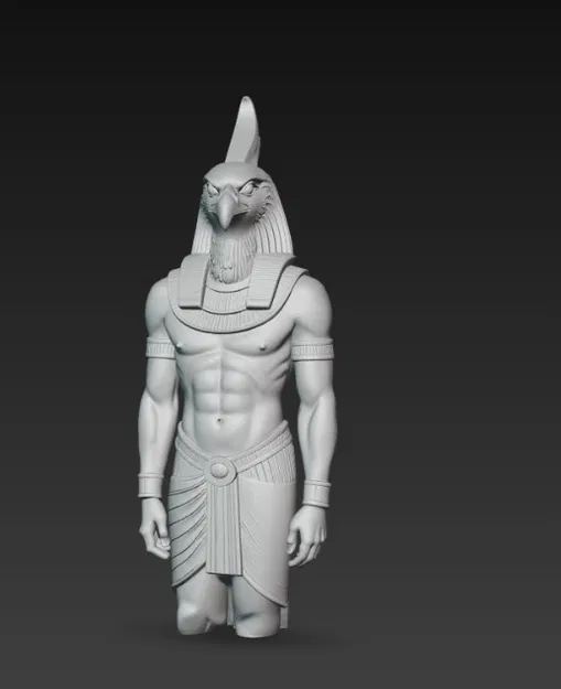 Tượng Thần Ai Cập Cổ Đại Đầu Chim Ưng Độc Đáo - Image 3