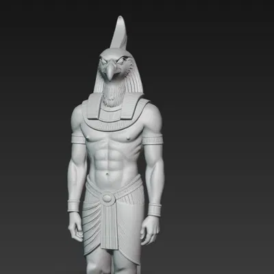 Tượng Thần Ai Cập Cổ Đại Đầu Chim Ưng Độc Đáo