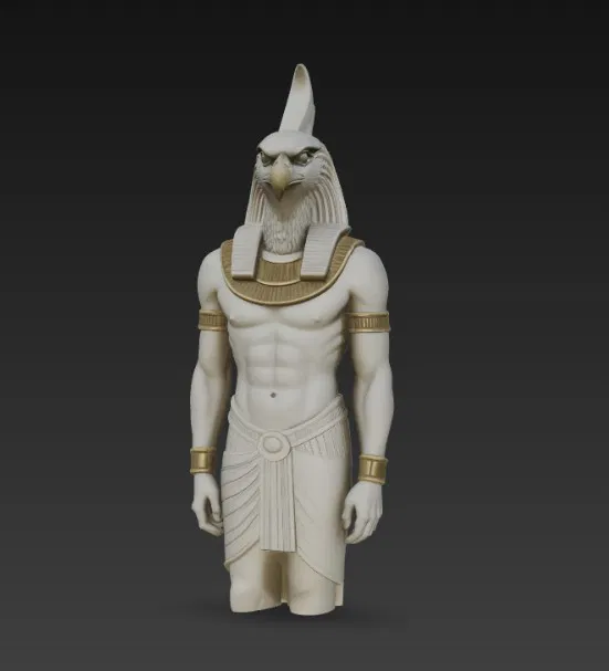 Tượng Thần Ai Cập Cổ Đại Đầu Chim Ưng Độc Đáo - Image 4