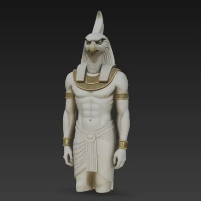 Tượng Thần Ai Cập Cổ Đại Đầu Chim Ưng Độc Đáo