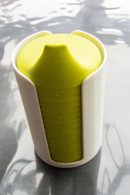 Giá đỡ ly Ikea BÖRJA 3D - Giữ ly và nắp gọn gàng - Image 2