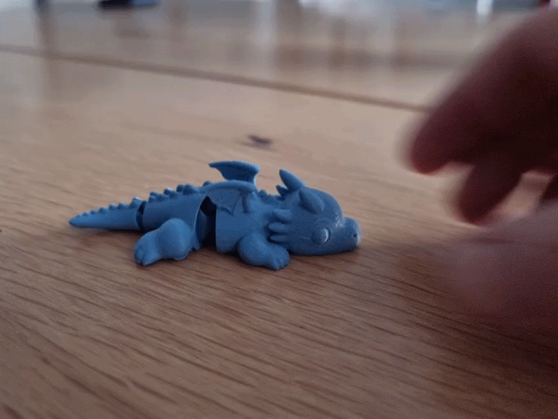 Rồng khớp nối in liền khối (print in place) dạng mini - Image 1