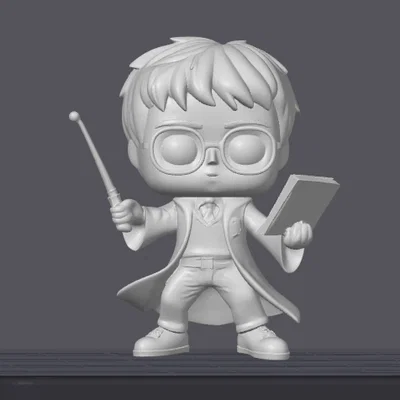 Mô Hình 3D Harry Potter Funko Pop Dễ Thương