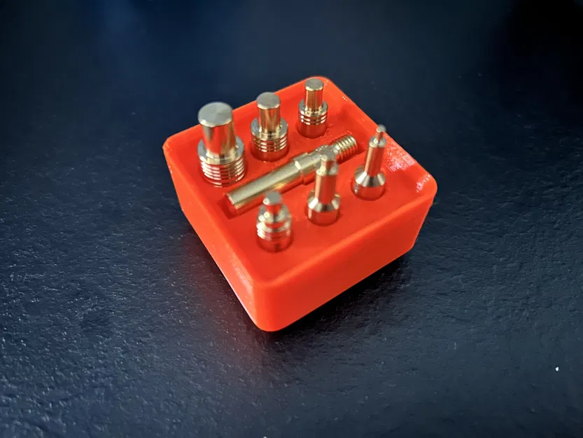 Hộp Gridfinity cho CNC Kitchen heat insert tool Weller - Image 1