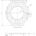 Kẹp ống/Kẹp cáp (Schlauch/Kabelschelle) cho robot FANUC - Thumbnail 3