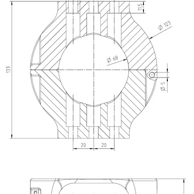 Kẹp ống/Kẹp cáp (Schlauch/Kabelschelle) cho robot FANUC