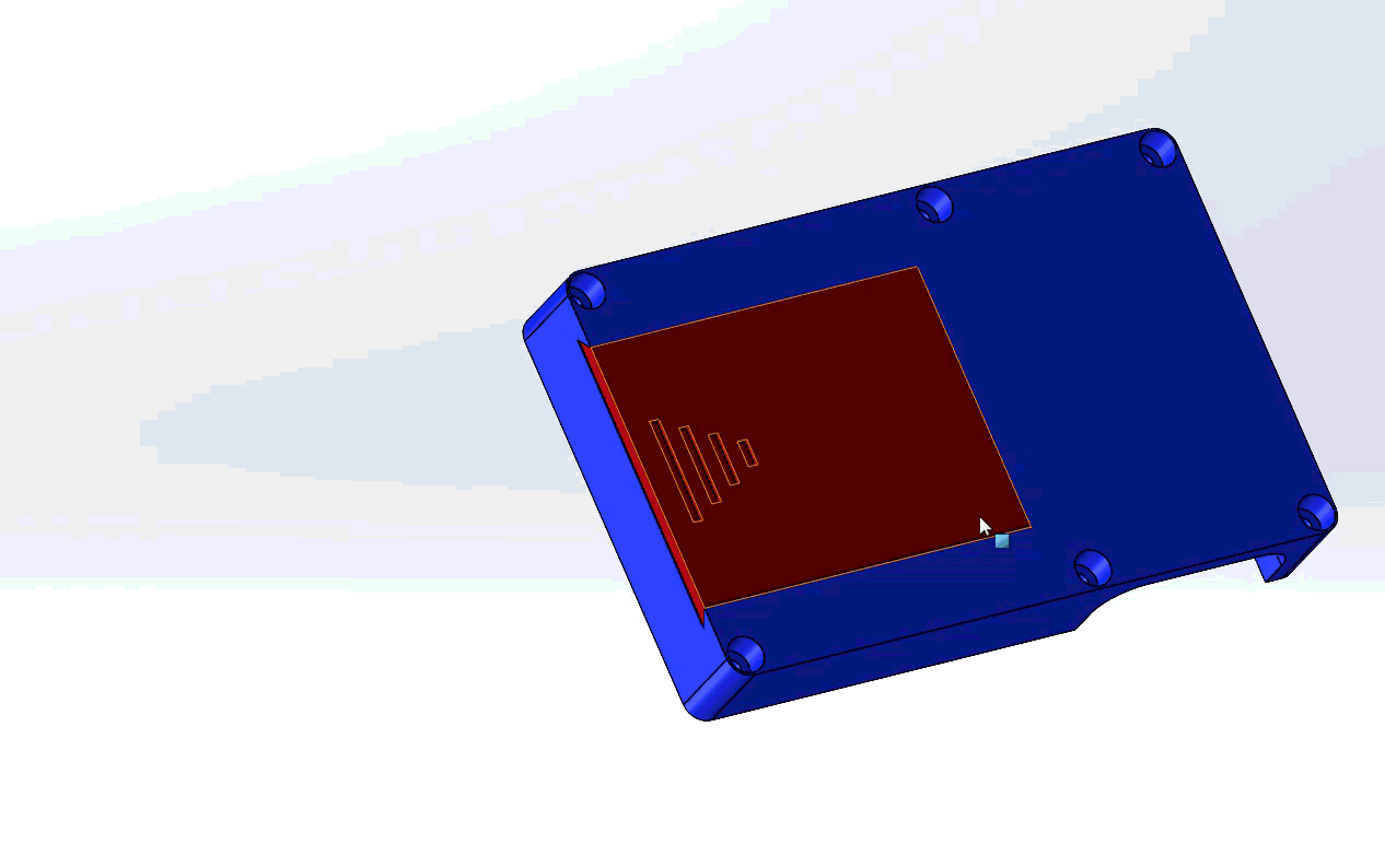 Nắp lưng M5Stack Tab5 có ngăn chứa đồ nắp trượt