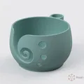 Yarn Bowl Có Khe Cắm Kéo/Kim Đan | Bề Mặt Trơn (Smooth) - Thumbnail 1