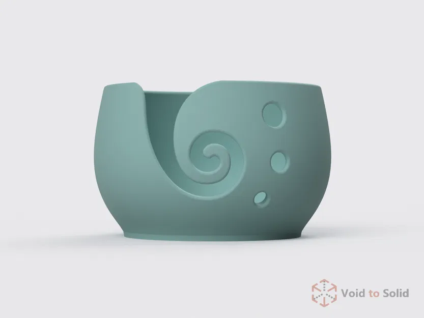 Yarn Bowl Có Khe Cắm Kéo/Kim Đan | Bề Mặt Trơn (Smooth) - Image 2