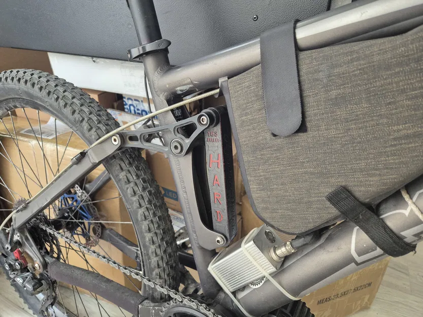 Phuộc sau xe đạp thay thế (hard) 165mm/185mm - Image 3