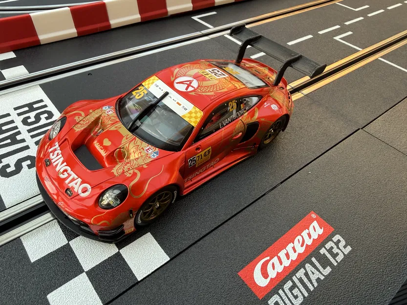 Cánh gió sau Carrera 132 Porsche 911 GT3 R (922) 1:32 Slotcar - Image 2