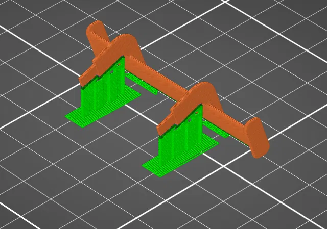 Cánh gió sau Carrera 132 Porsche 911 GT3 R (922) 1:32 Slotcar - Image 3