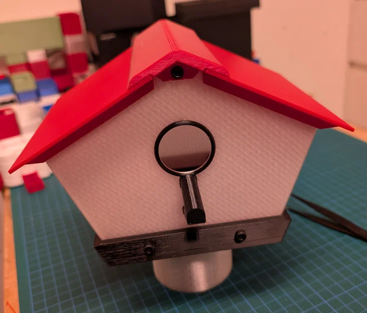 Nhà chim cho chim bạc má xanh (Birdhouse for blue tits) - Image 2
