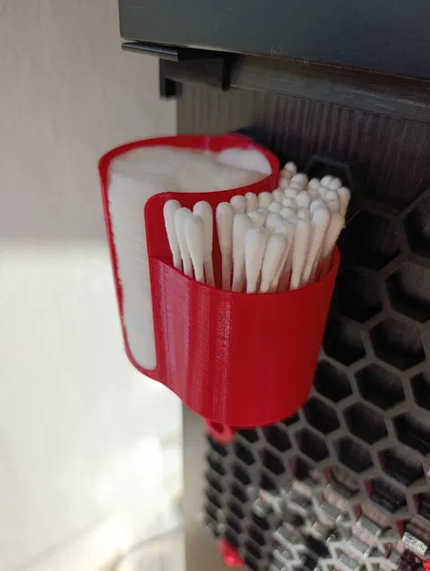 Organizér na vatové tamponky a tyčinky cho HSW / HSW Cotton pad and tip organizer - Image 1