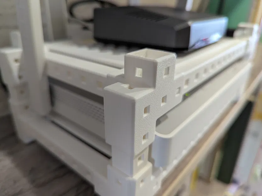 Đầu nối HomeRacker Custom 1U-Offset: Tùy chỉnh không gian thiết bị - Image 1