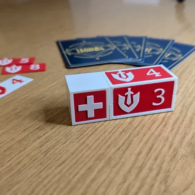 Bộ Đếm Điểm Sức Mạnh Riftbound Spinning Might Đơn Giản