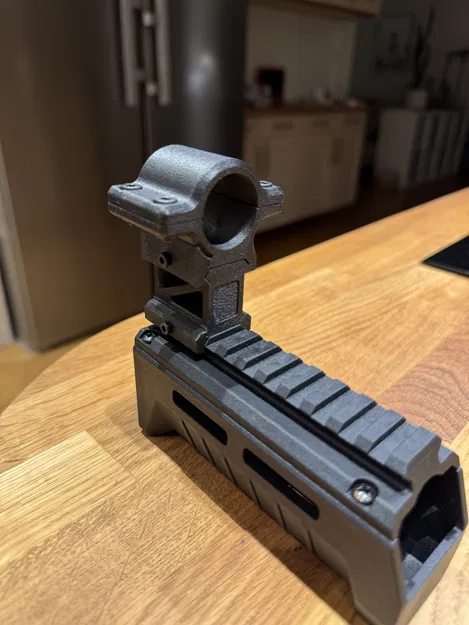 Bệ gắn scope Picatinny + raiser 20mm, có tùy chọn xếp chồng sight - Image 3