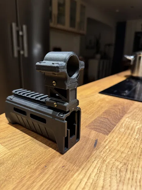 Bệ gắn scope Picatinny + raiser 20mm, có tùy chọn xếp chồng sight - Image 4