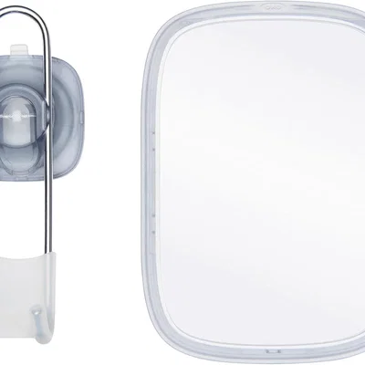 Giá Đỡ Gương Chống Mờ Sương Thay Thế Bằng Keo Dán