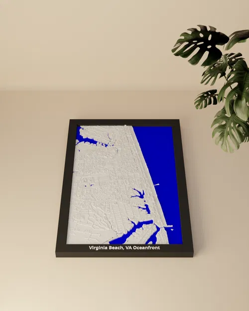 Virginia Beach, VA Oceanfront, United States - 3D Miniature - Image 4