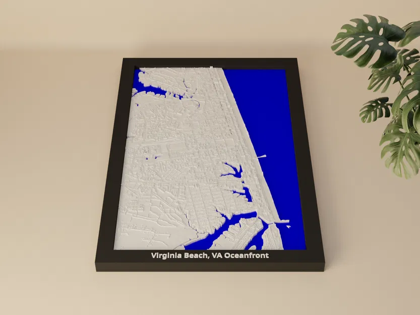 Virginia Beach, VA Oceanfront, United States - 3D Miniature - Image 5