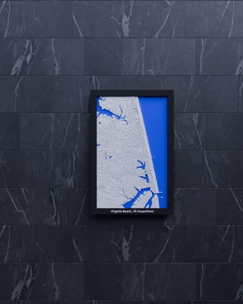 Virginia Beach, VA Oceanfront, United States - 3D Miniature - Image 6