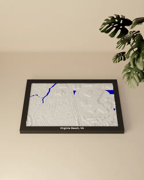 Mô hình thu nhỏ 3D Virginia Beach, VA, Hoa Kỳ - Image 3