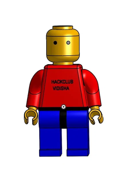 Mô Hình Lego Người Vận Động Hack Club Vidisha - Image 1