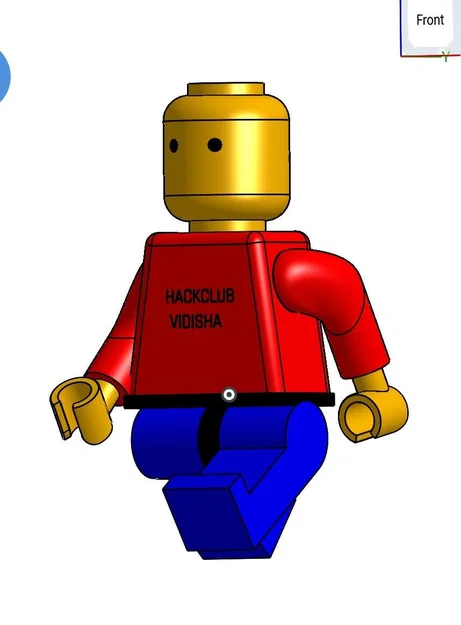 Mô Hình Lego Người Vận Động Hack Club Vidisha - Image 2